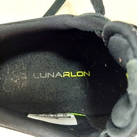 Nike SB Eric Koston Signature Model 6Y Skateboard Shoe. Black Suede/Neon Swoosh - Picture 5 of 15